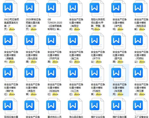 安全生产应急预案模板 消防安全生产应急预案管理办法
