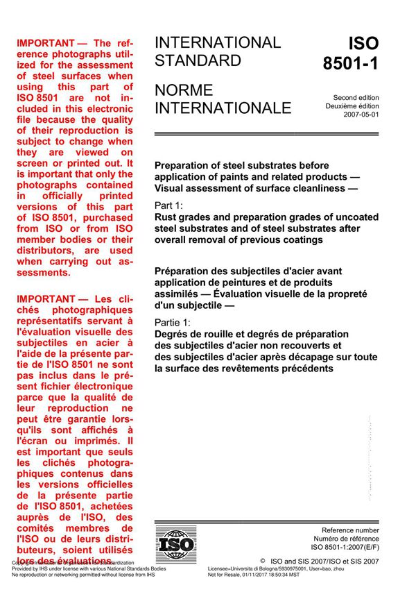 ISO 8501-1 2007.05.01