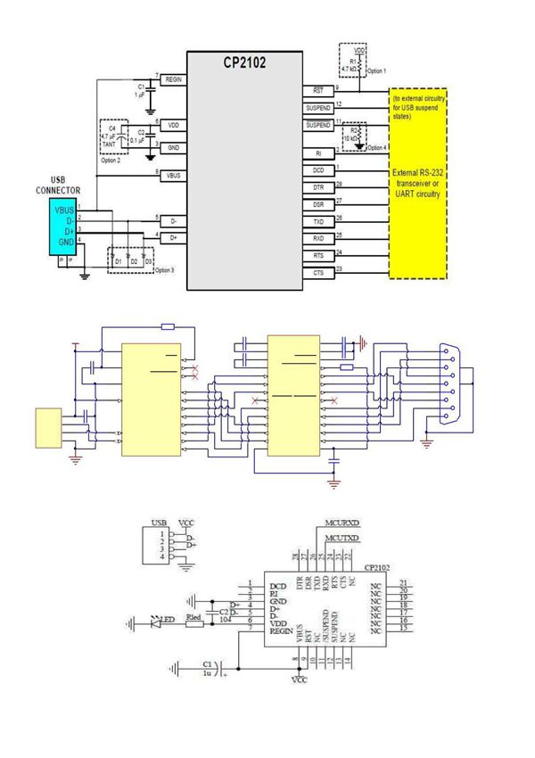 CP2102应用电路