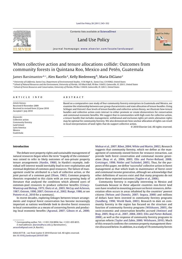 land use policy 土地利用政策