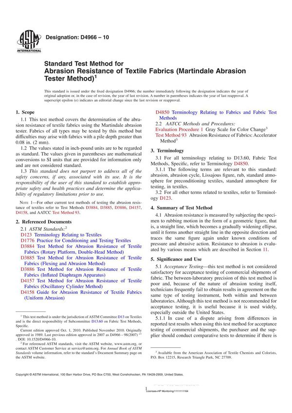 ASTM D4966-2010