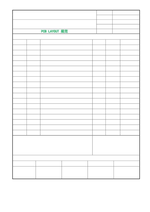 PCB LAYOUT规范