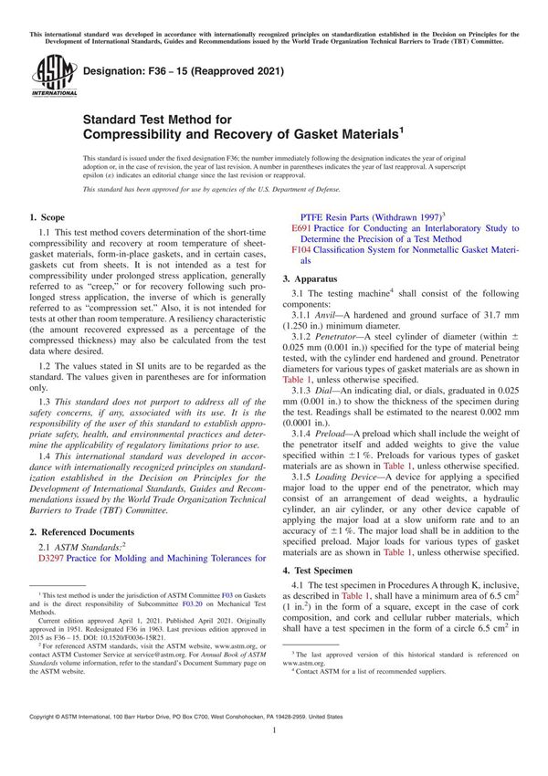 ASTM F36-15(2021)