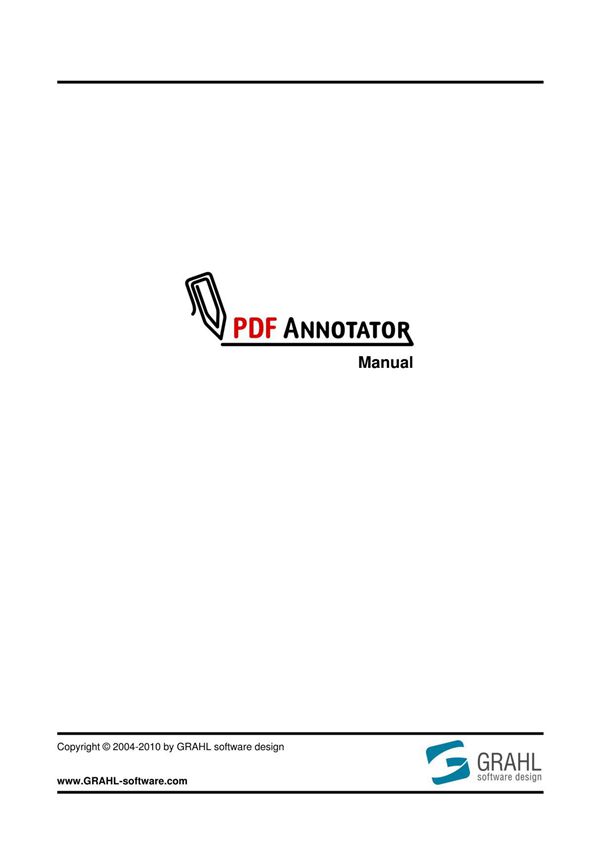 PDFAnnotator(pdf编辑软件)使用指南