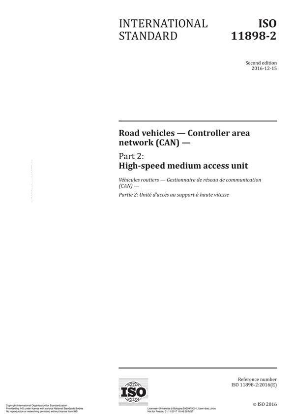 ISO 11898-2 2016.12.15