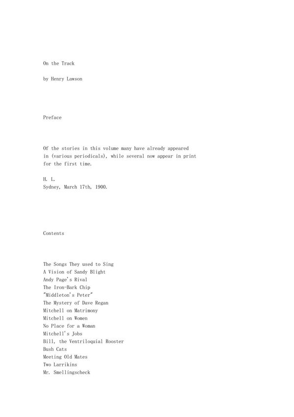 On the Track(在路上) 英文原著