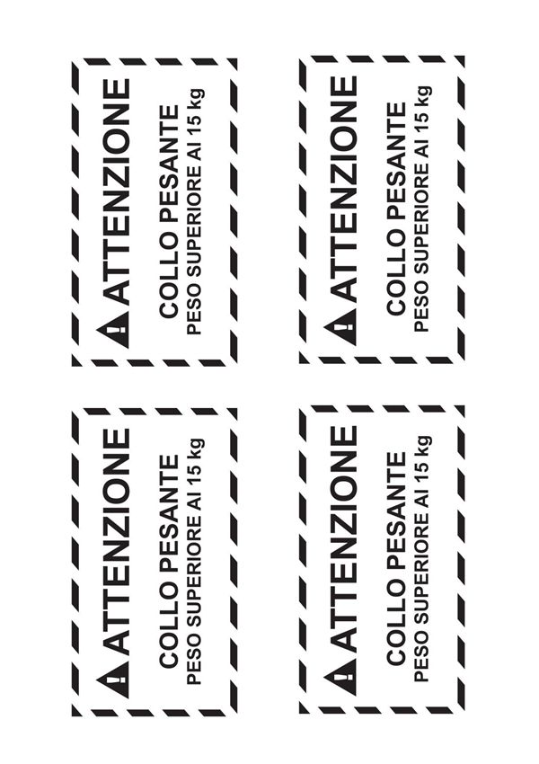 FBA超重标签及要求 统一超重标-意大利