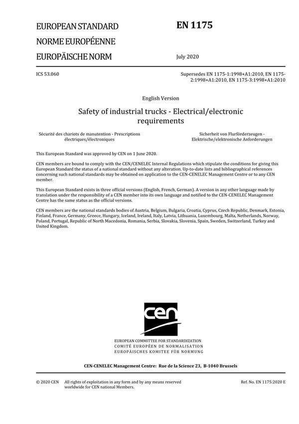 EN 1175-2020