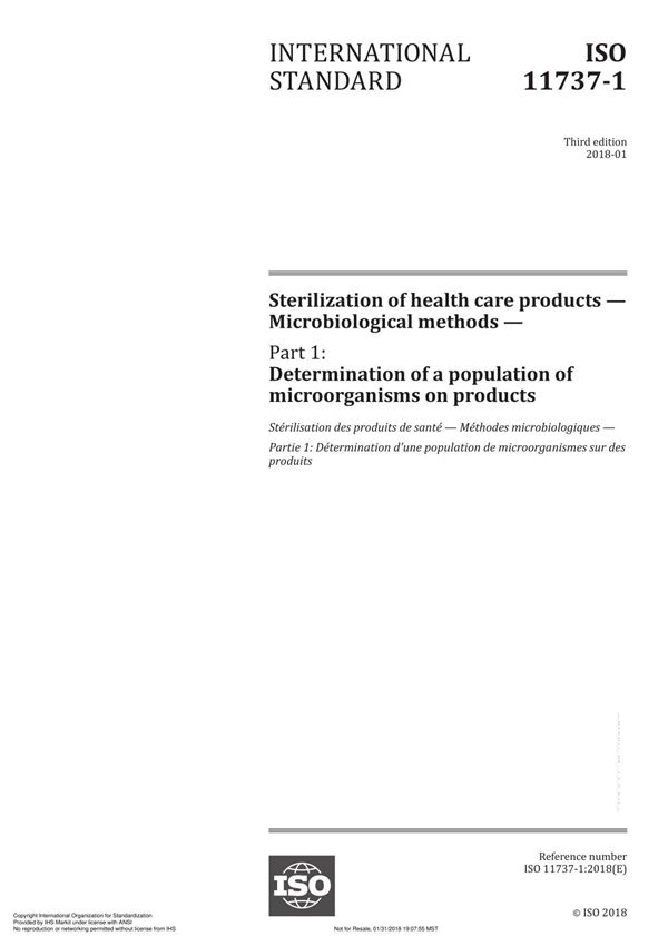 ISO 11737-1-2018