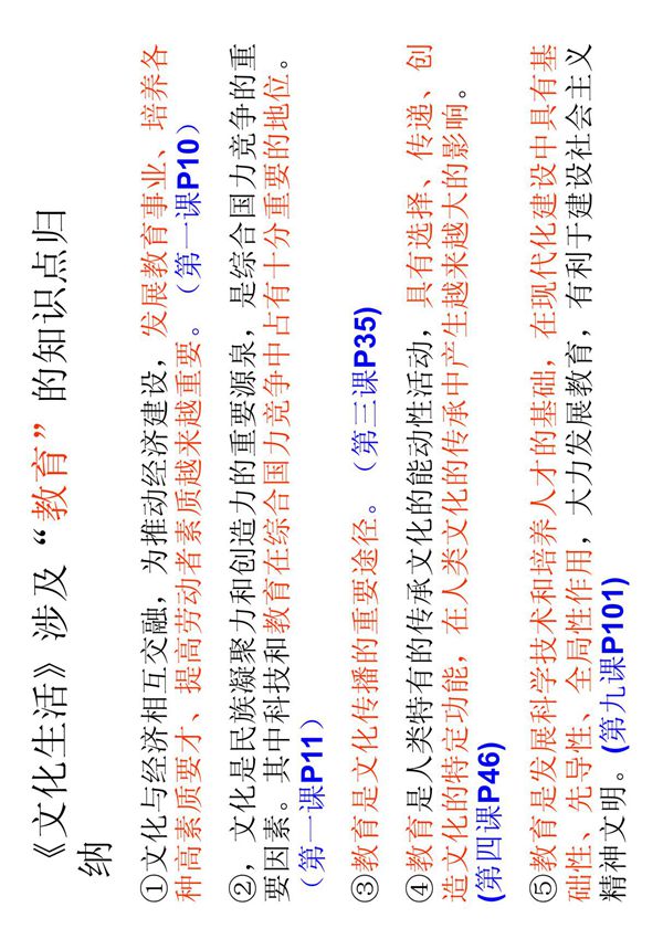 2012文化生活有关教育 科技专题归纳