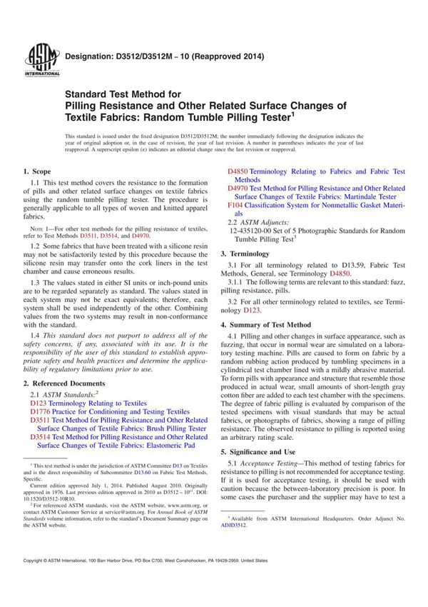 ASTM D3512 D3512M-2010(2014)