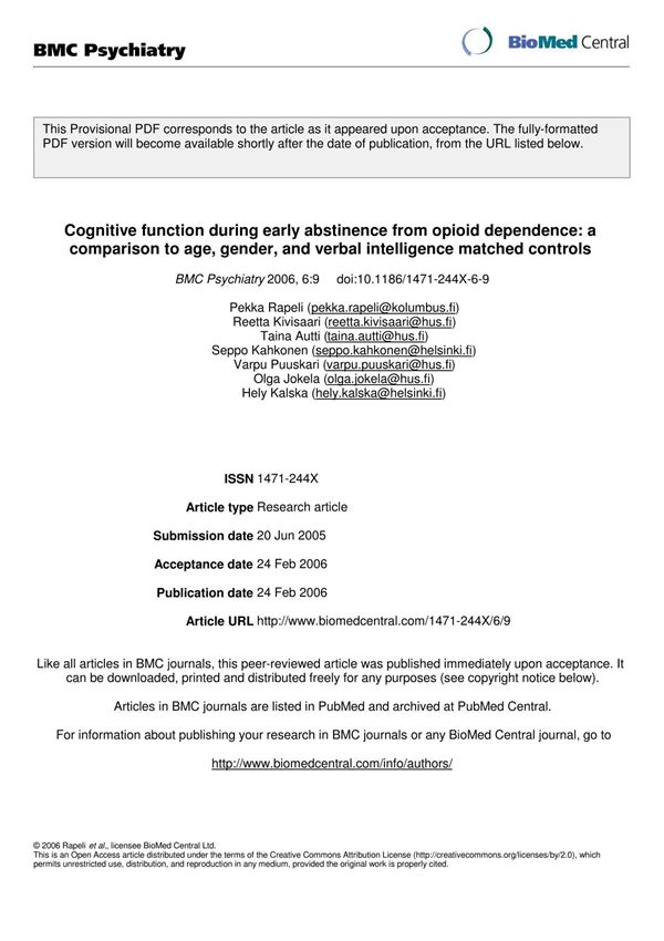 bmc psychiatry bmc精神病学