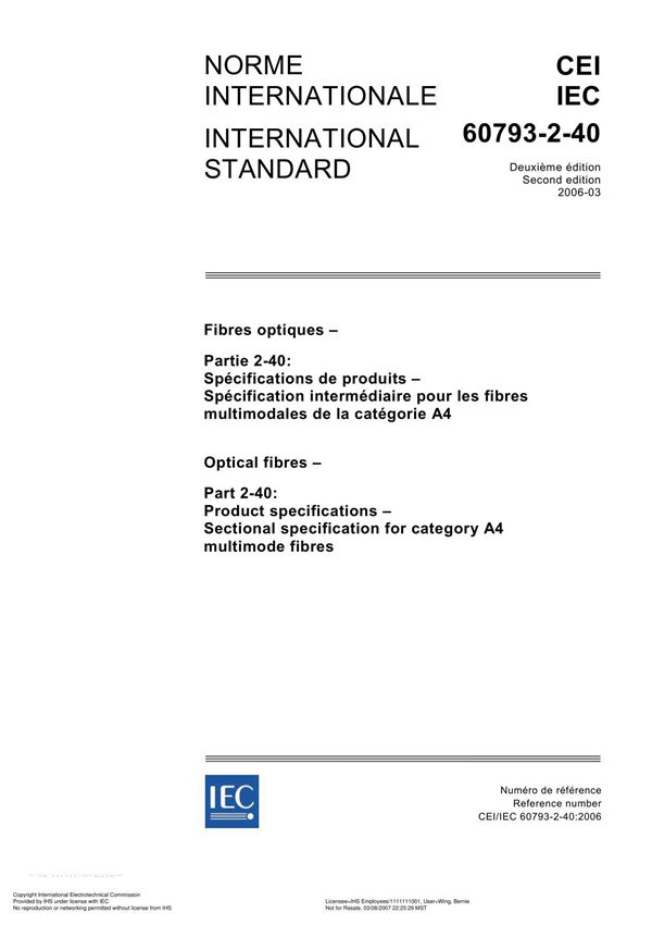 IEC-60793-2-40-2006