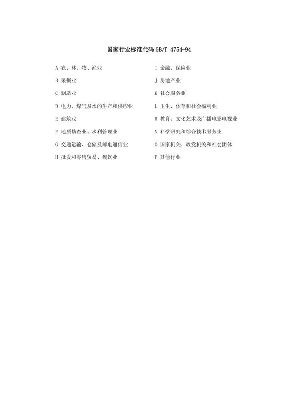 国家行业标准代码GB/T