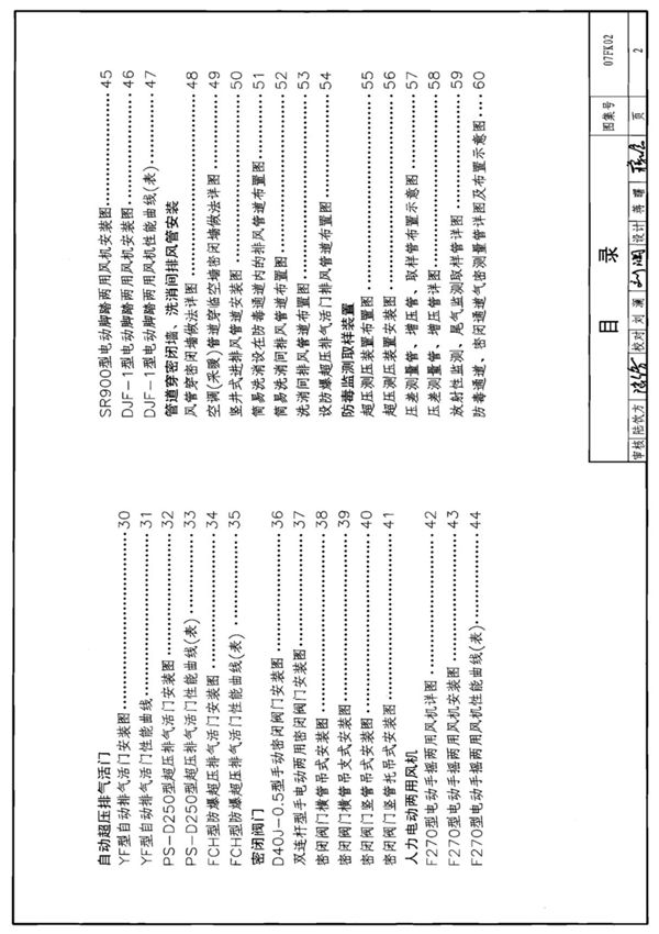 07FK02人防工程设计施工图集
