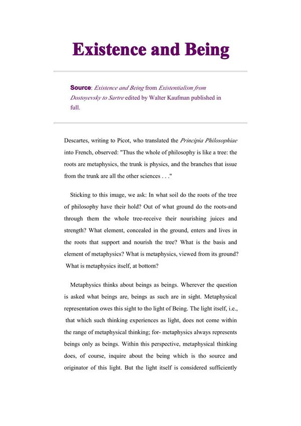 《存在与时间》英文版(海德格尔)