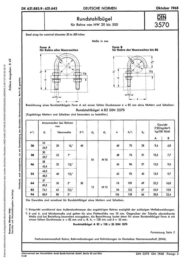 DIN 3570 (1968-10-00)