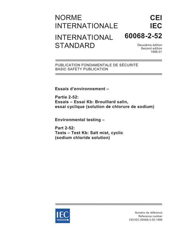 IEC 60068-2-52-1996