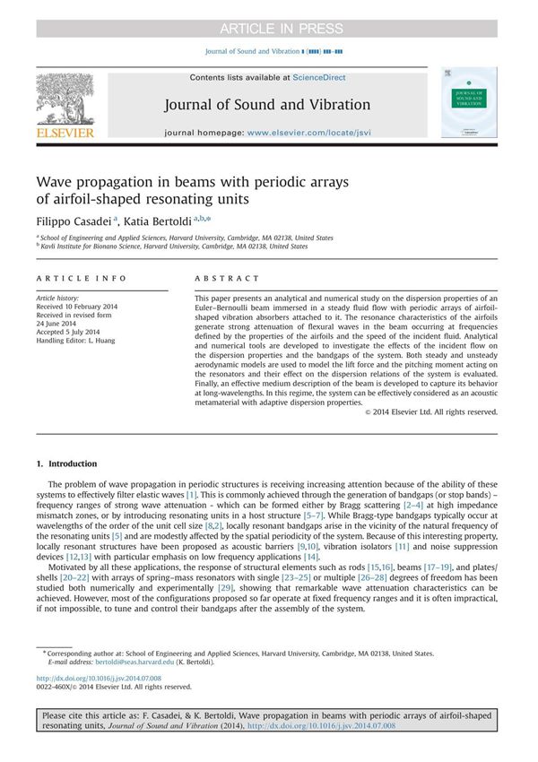 journal of sound and vibration