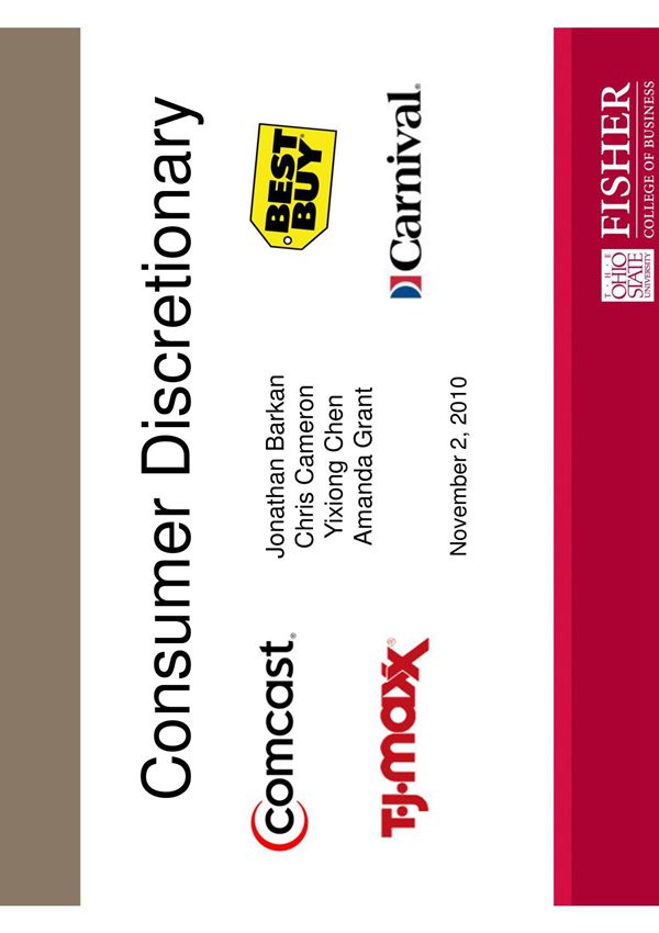 consumer discretionary