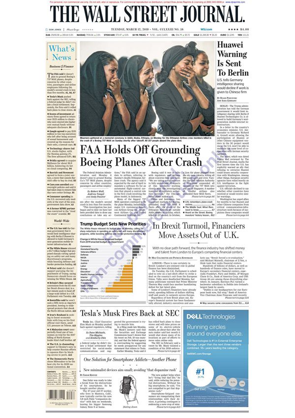 2019-03-12 公众号 华尔街日报(英文版)