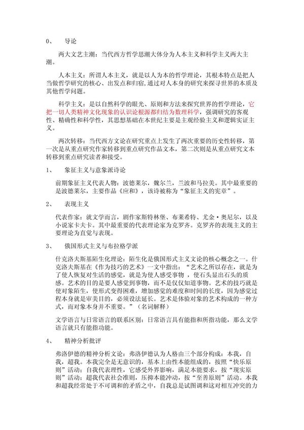 当代西方文艺理论 PDF