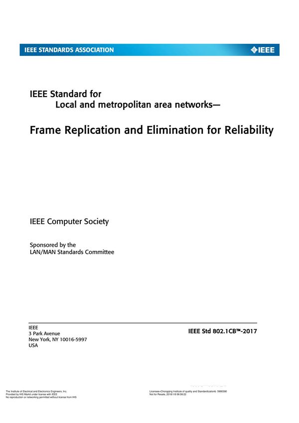 IEEE 802.1CB-2017