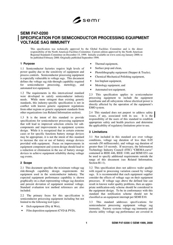 SEMI F47-0200-2000