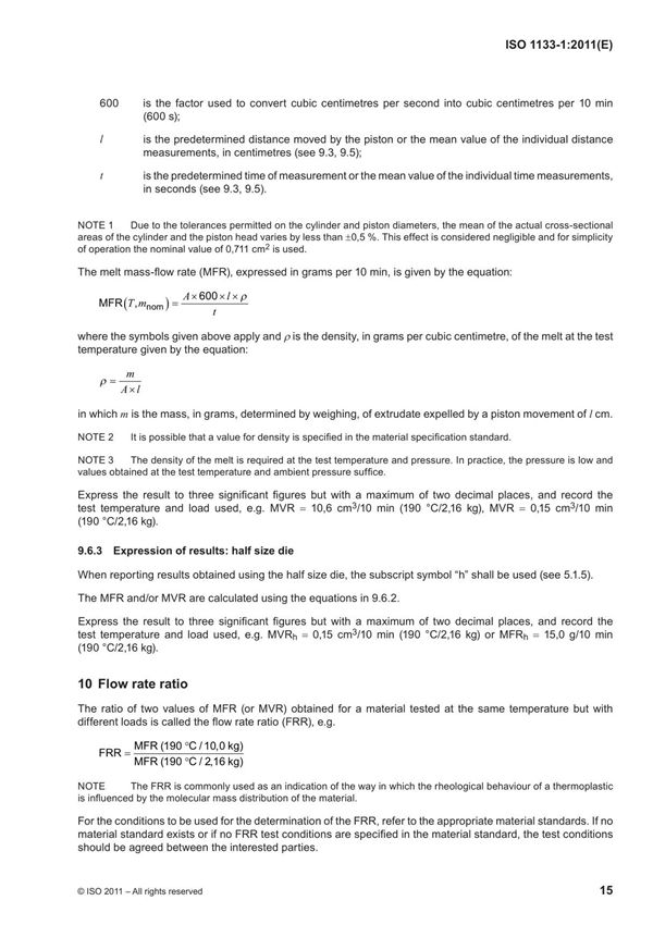 ISO 1133-1-2011 Standard国际标准化组织国际标准规范电子版下载 3