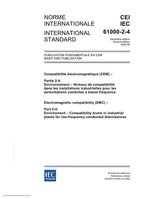 IEC 61000-2-4