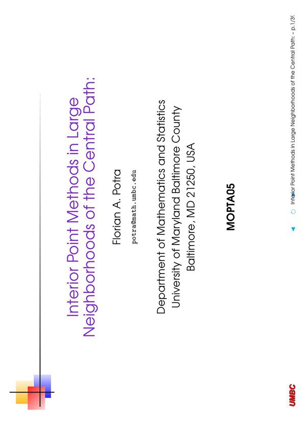 nonlinear programming