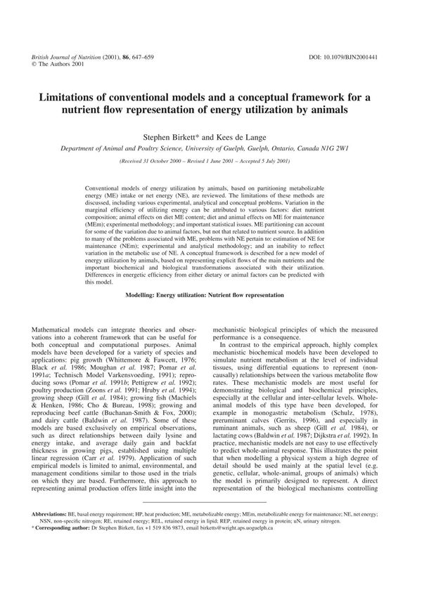 british journal of nutrition 1