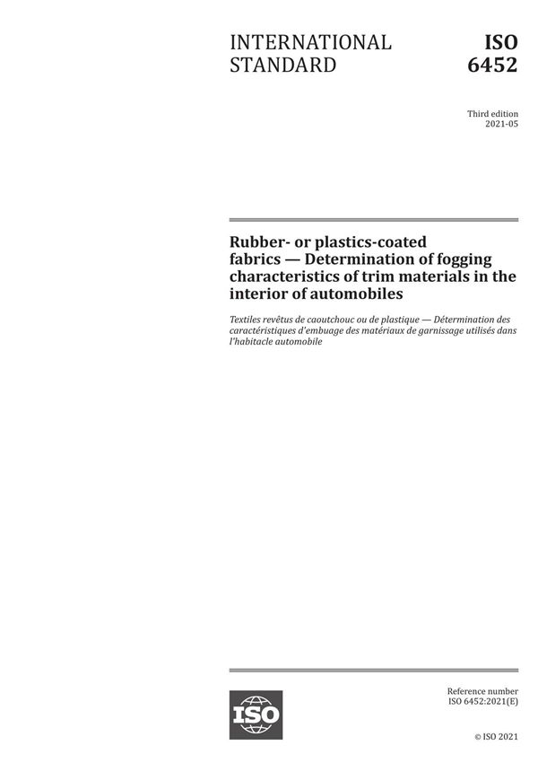 ISO 6452-2021