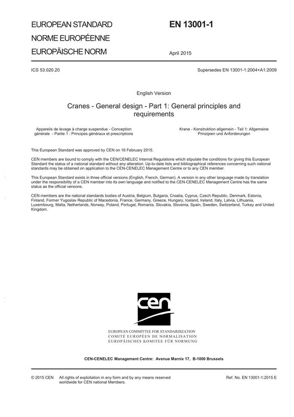 EN 13001-1-2015