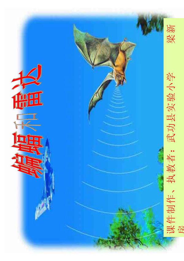 小学四年级下册语文课件 蝙蝠和雷达7