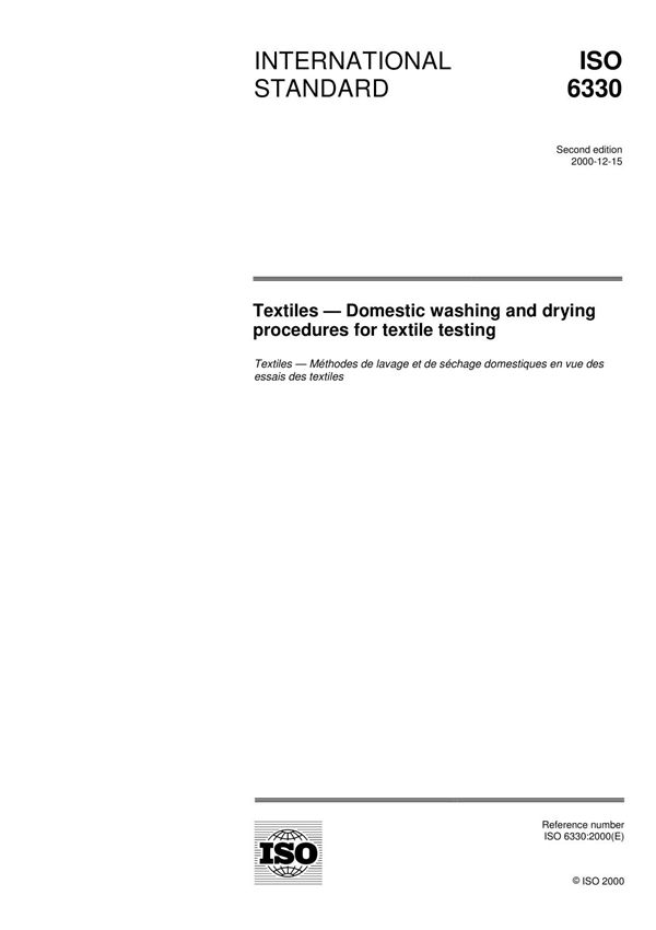 (正版)ISO 6330-2000 中文版
