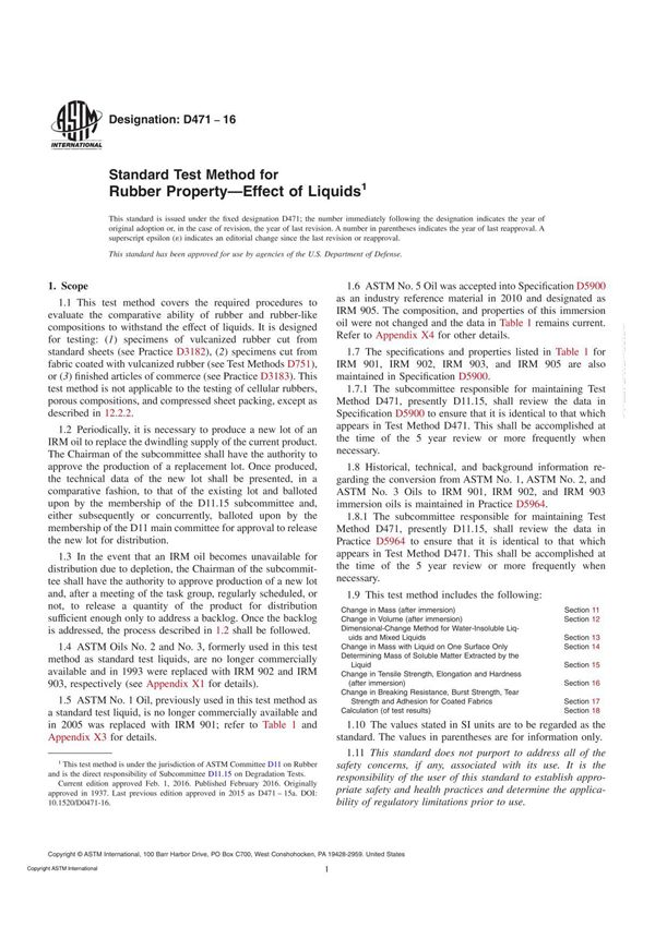 ASTM D471-16