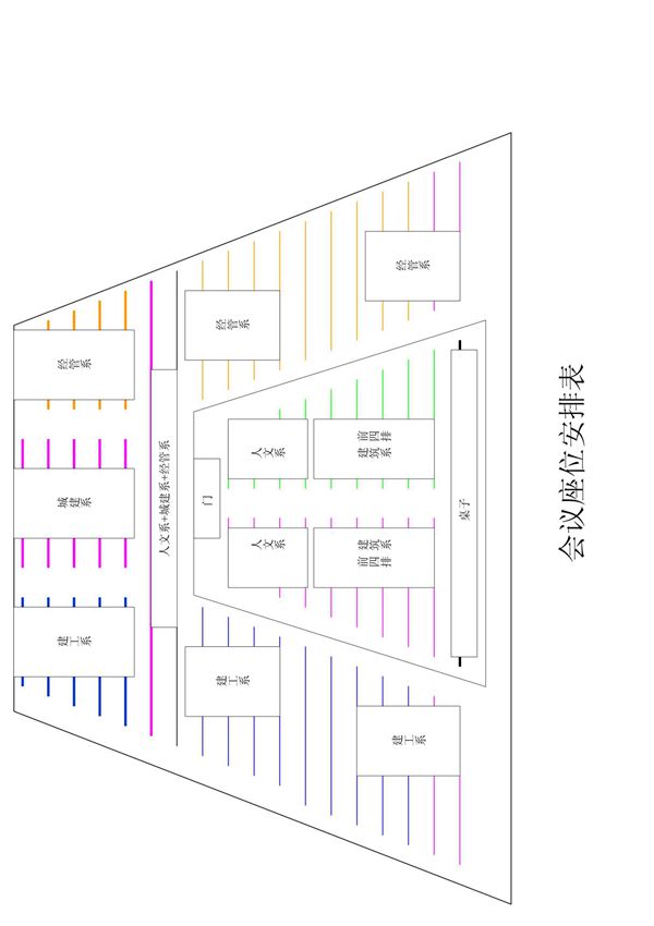 报告厅平面图示意