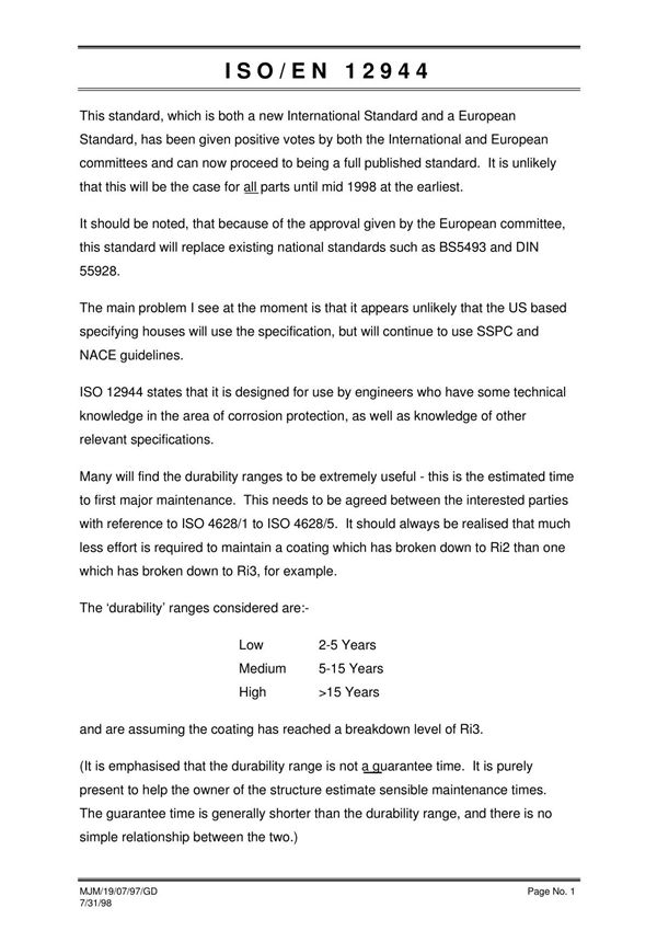 ISO12944-钢结构涂装保护的国际标准