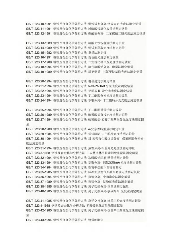 GB-T223系列目录