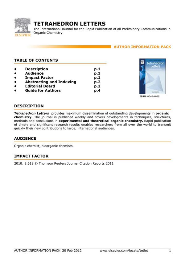 化学资料--期刊chemistry letters 投稿样本