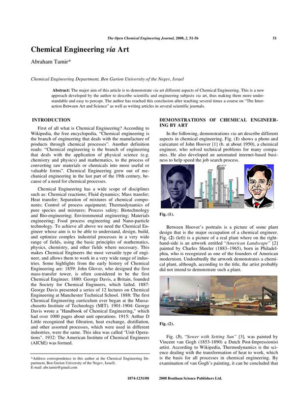 The Open Chemical Engineering Journal, 51-56 51 Chemical