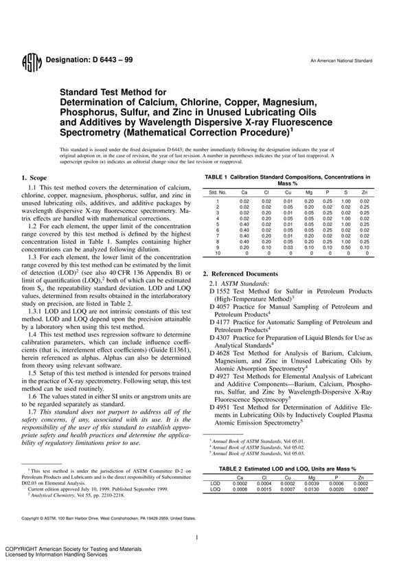 ASTM D6443 (ASTM) 标准全文下载