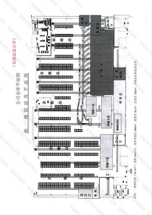 仓库平面布局图