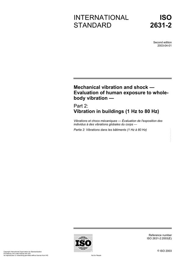 (高清版本) ISO 2631-2-2003