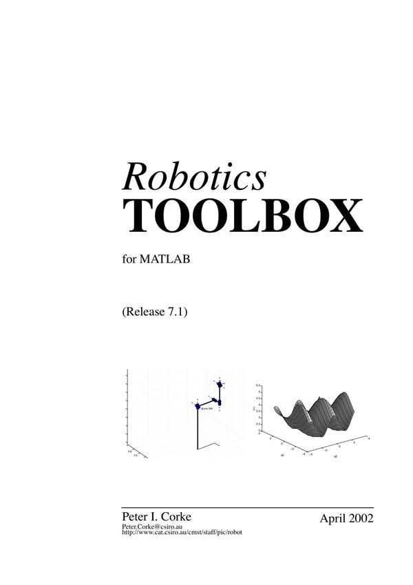 Robotics TOOLBOX(机器人工具箱)