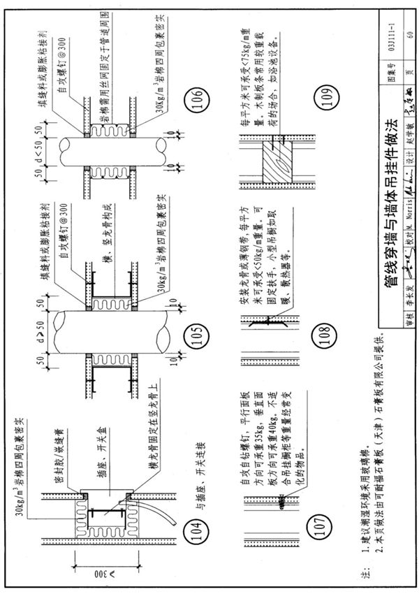 国家建筑标准设计图集03J111-1轻钢龙骨内隔墙设计图集电子版下载PART2
