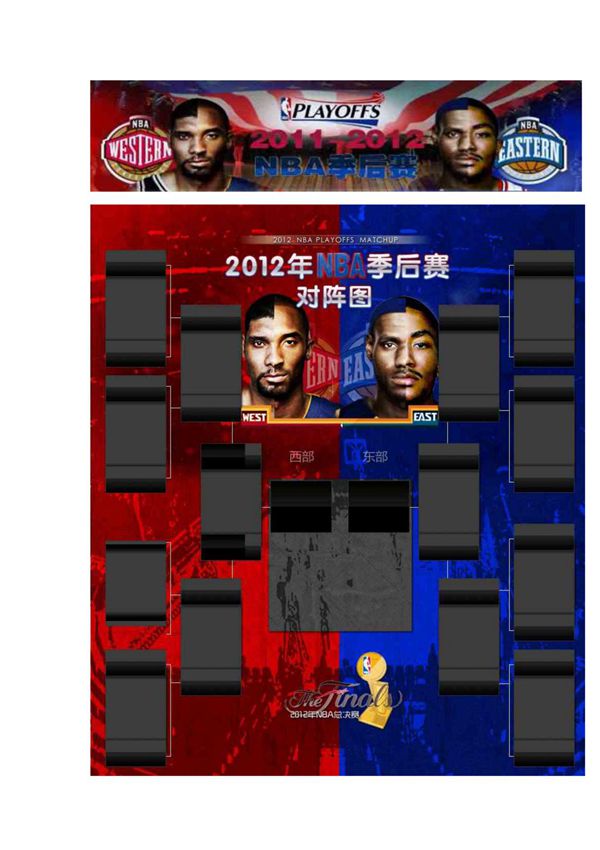 2011-2012NBA季后赛对阵图!