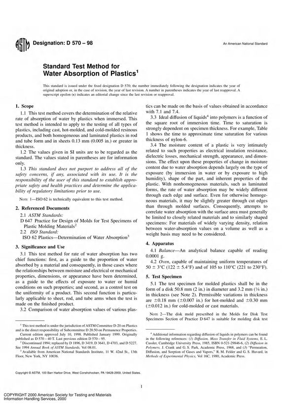 ASTM D570