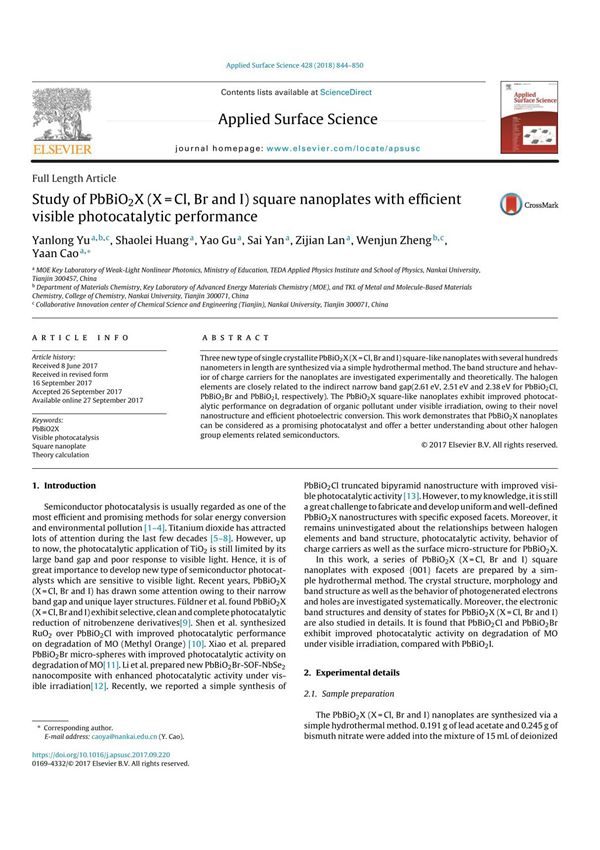 Applied Surface Science